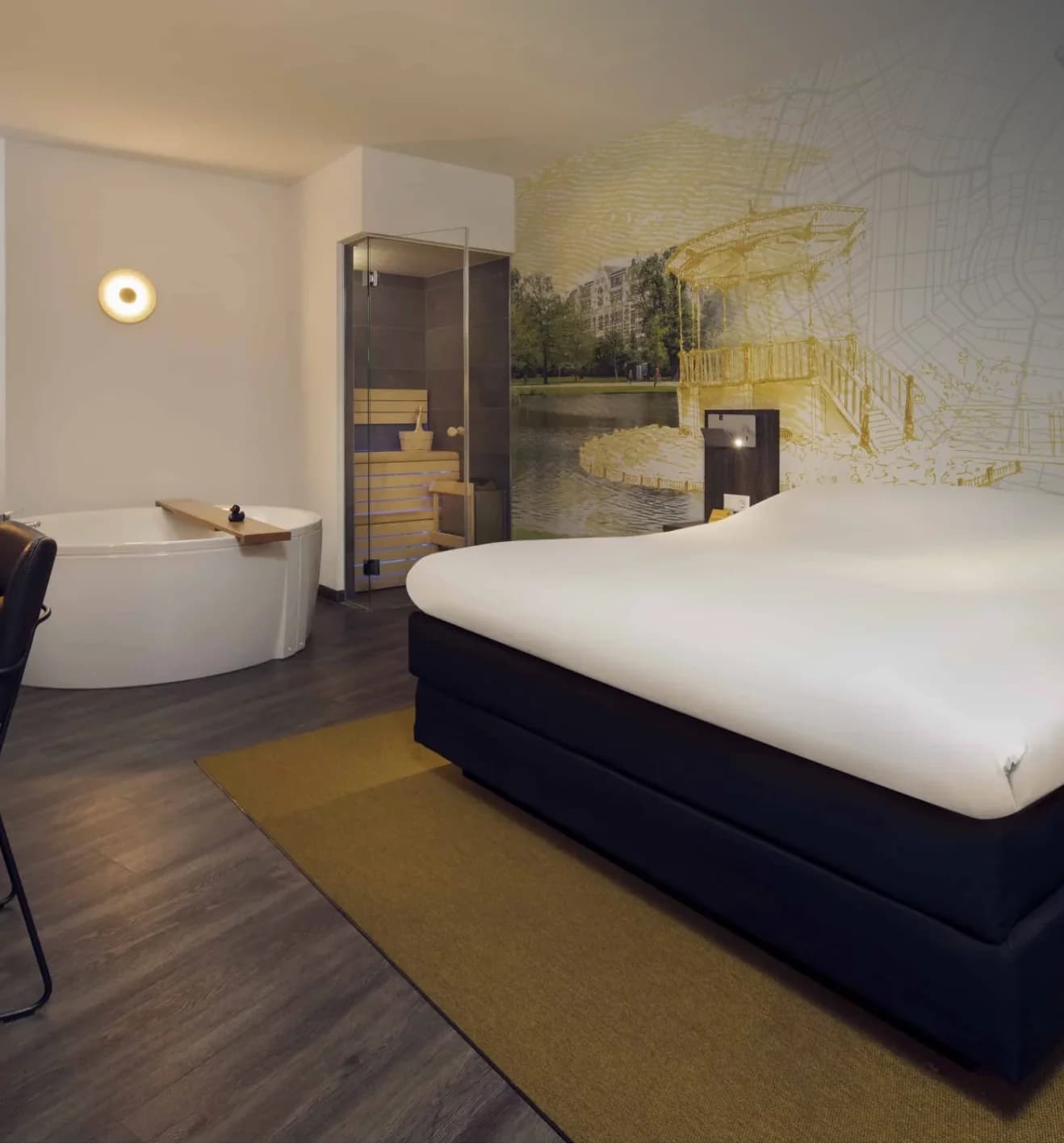 Hotelkamer met jacuzzi en sauna in Amsterdam - Inntel Hotels Amsterdam Centre
